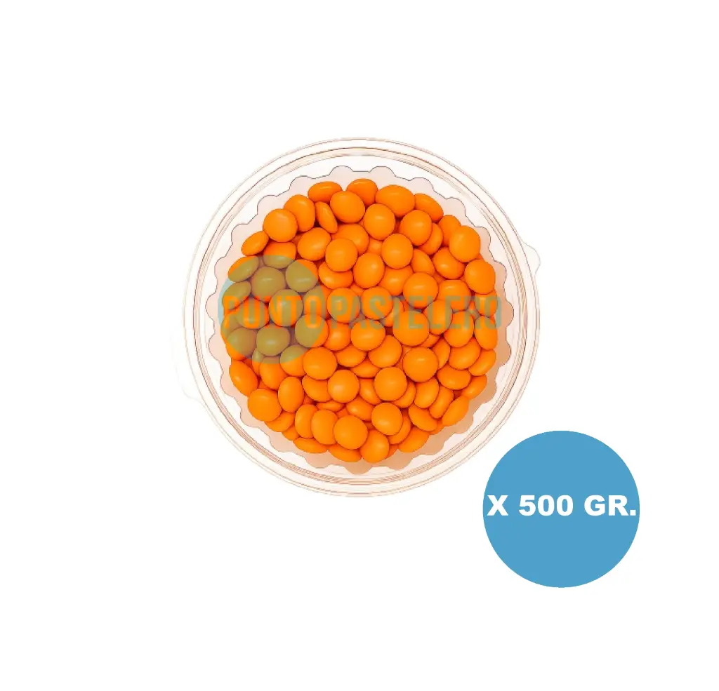 LENTEJAS DE CHOCOLATE CHOOK NARANJA (X 500 GR.)