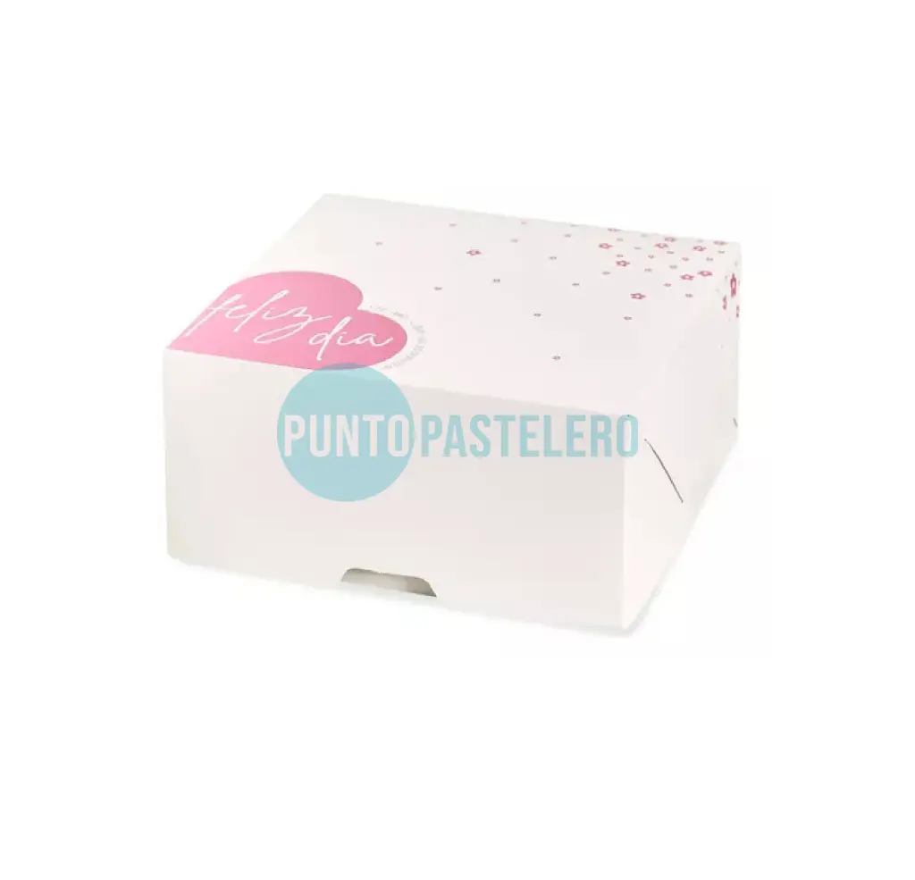 CAJA CORAZON FELIZ DIA (20X20X9.5CM) [6]