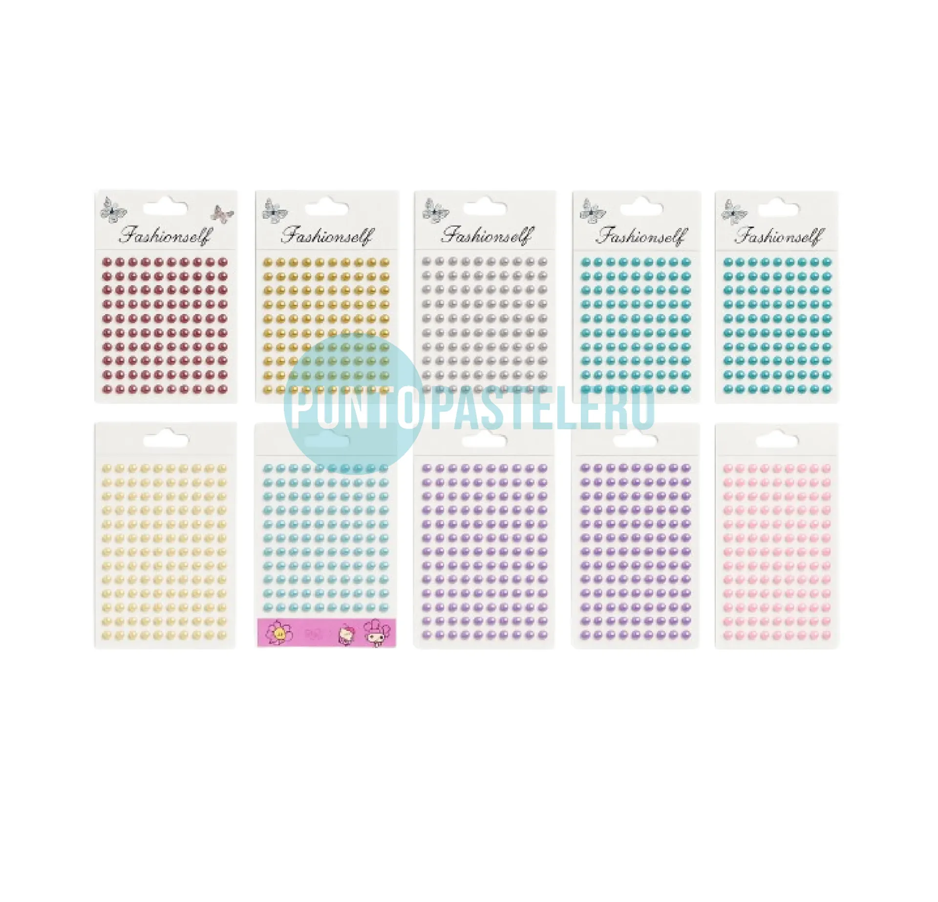 BLISTER STRASS GEMAS RECTANGULAR PLATEADA AUTOADHESIVO