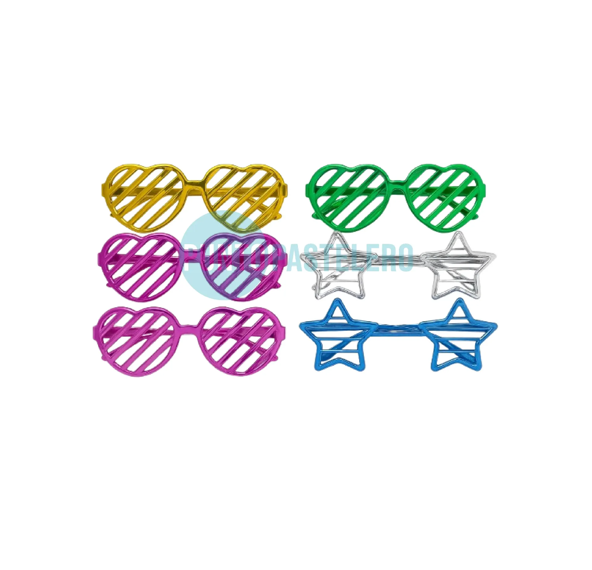 LENTES ANTEOJOS METALIZADOS