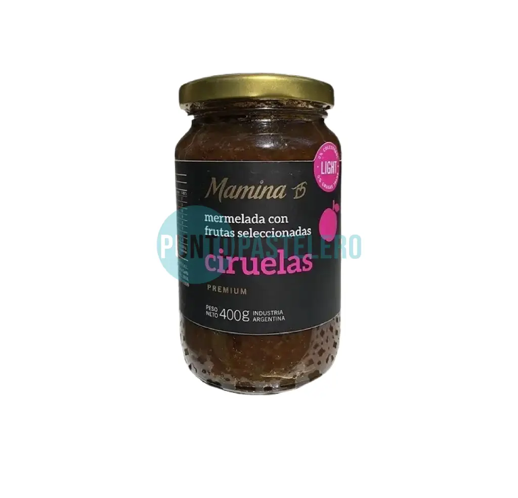 MERMELADA LIGHT CIRUELA MAMINA (X 400 GR.) (SIN TACC)