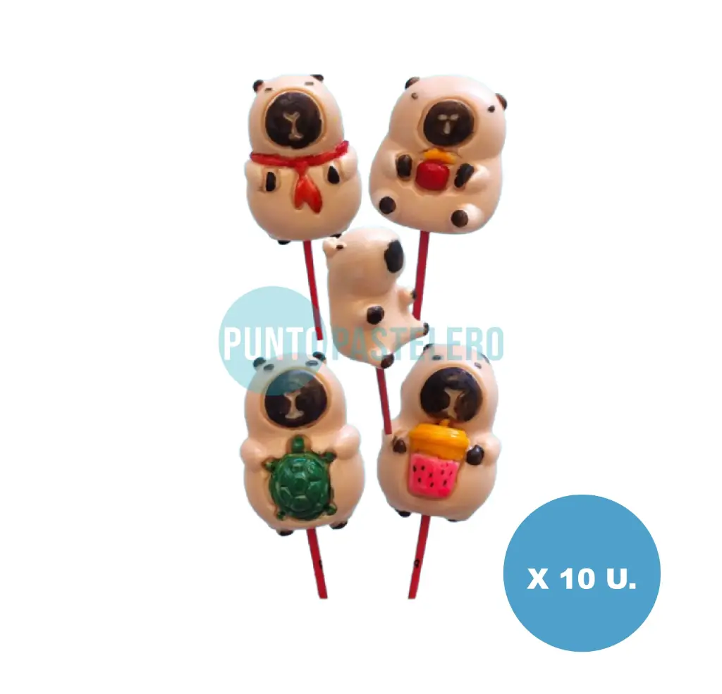 [455431283121] CHUPETIN PALETA CAPIBARAS (10 U.)