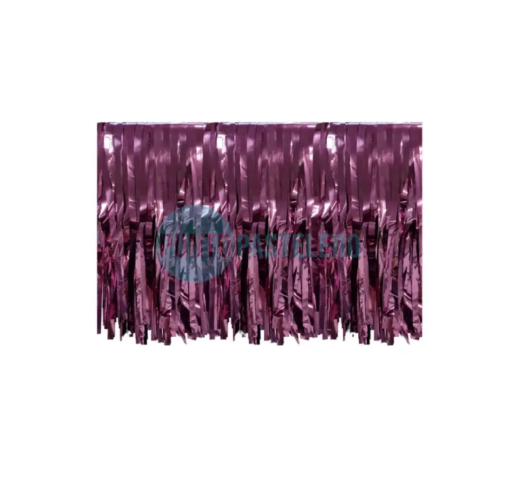CORTINA METALIZADA ROSA DILAX (1 X 2 MT.)