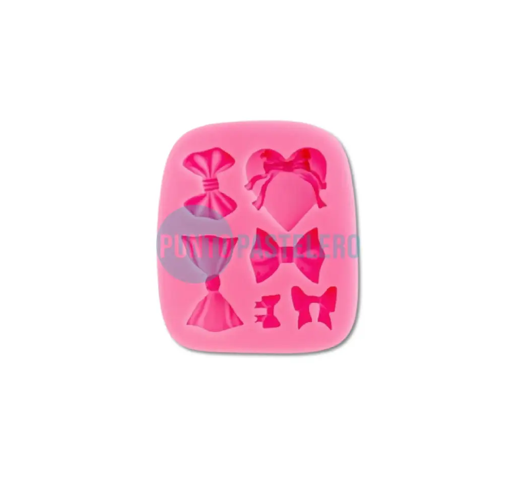 MOLDE SILICONA 5 MOÑOS Y CORAZON [C6]