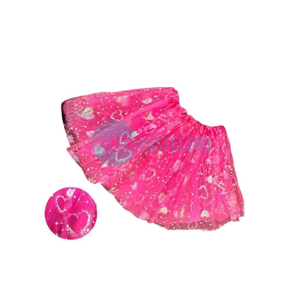 [5414978901408] TUTU TORNASOL CORAZON FUCSIA