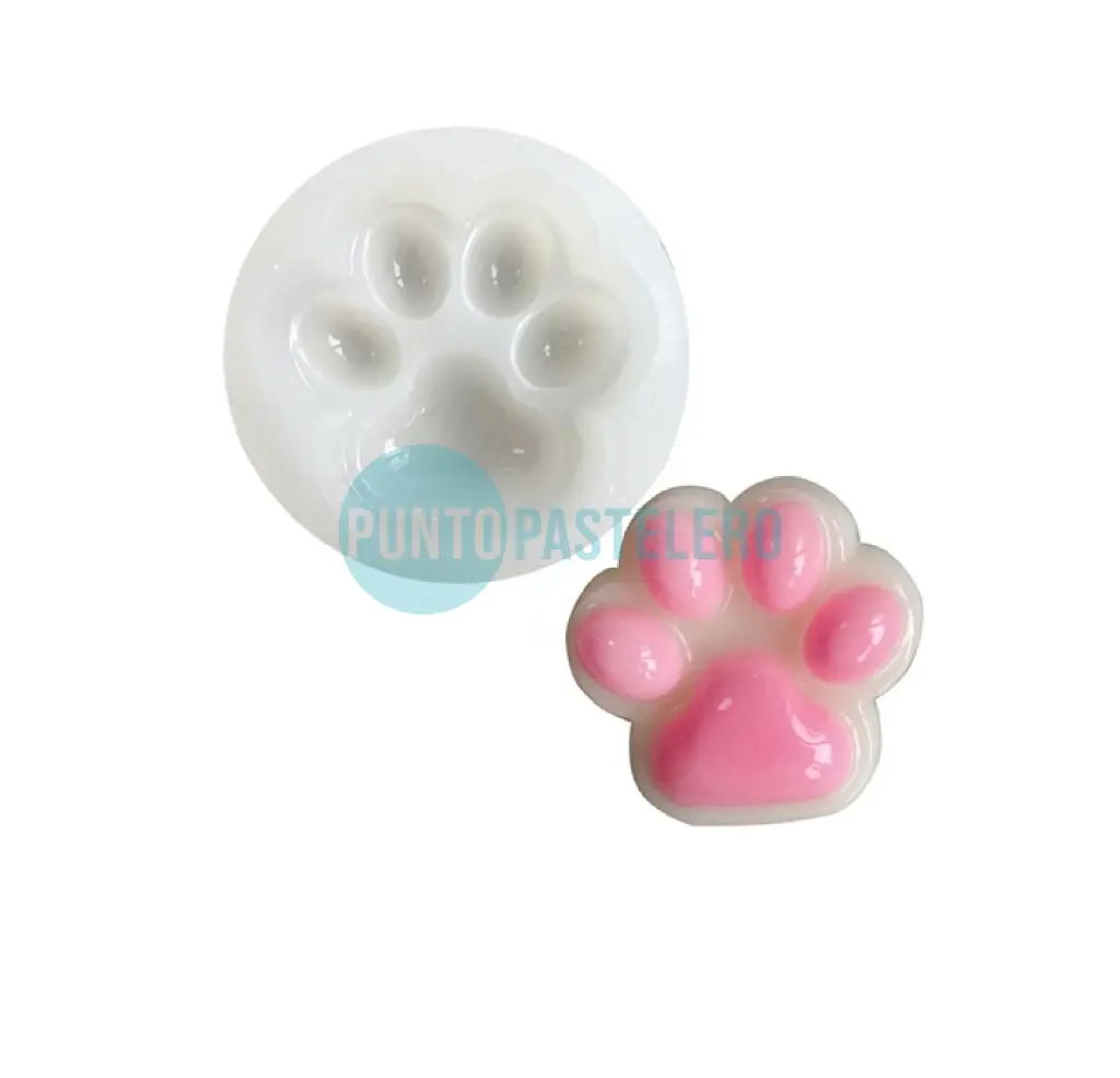 MOLDE SILICONA RESINA HUELLA MASCOTA CHICA [C9]