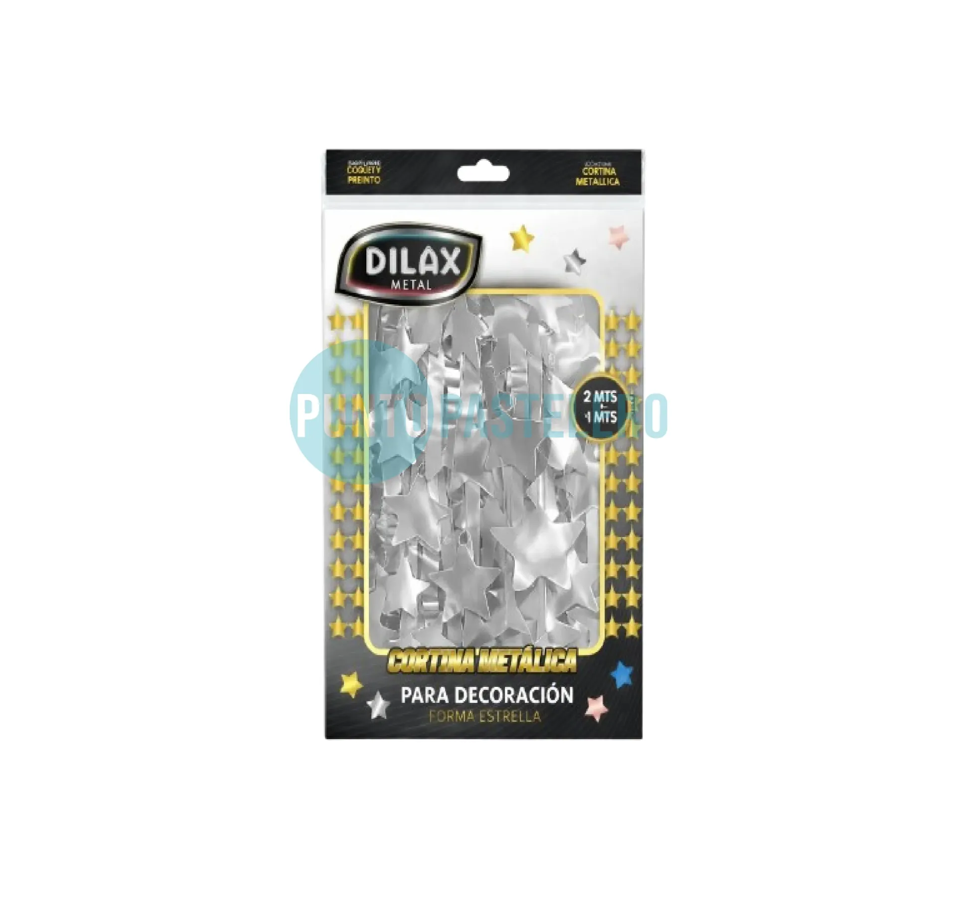 [6098194172799] CORTINA DILAX ESTRELLA PLATA (1 X 2 MT.)