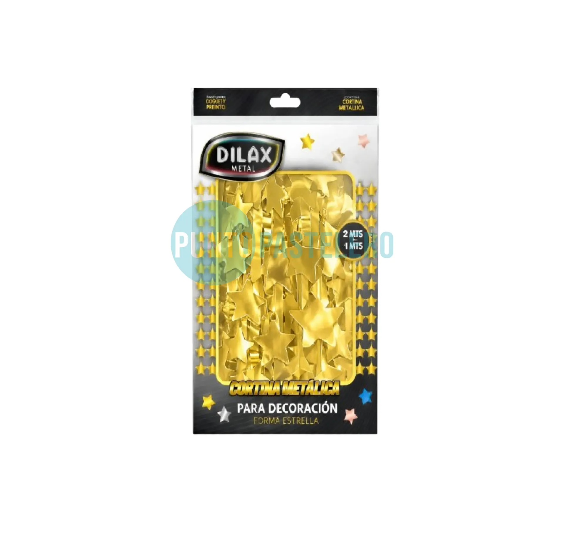 CORTINA DILAX ESTRELLA DORADA (1 X 2 MT.)