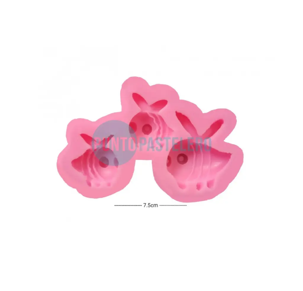 MOLDE SILICONA 3 ABEJAS [C9]