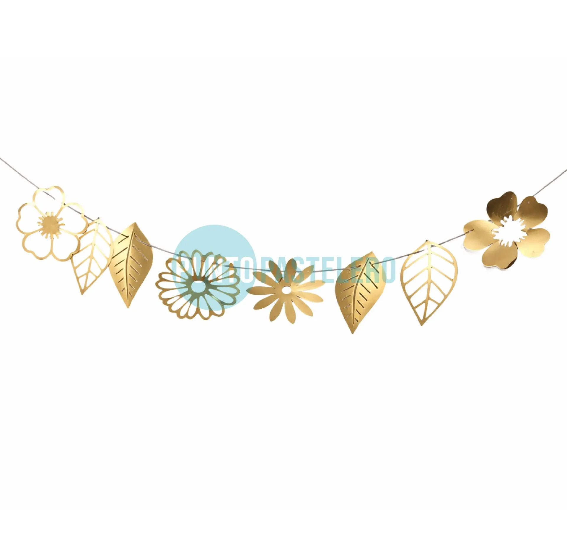 GURNALDA HOJAS DECORATIVAS DORADAS