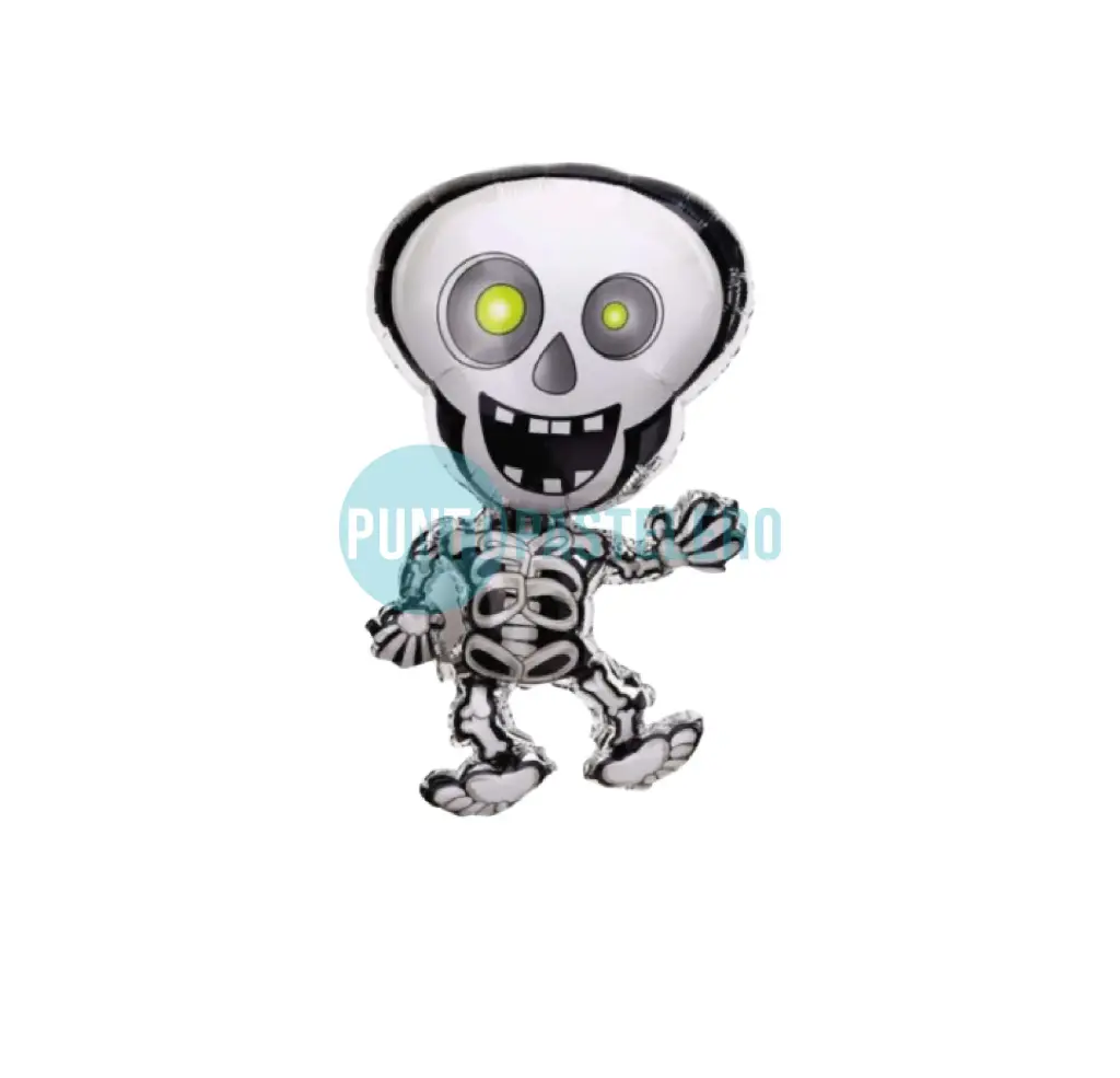 GLOBO METALIZADO ESQUELETO (36 CM) [21-5]