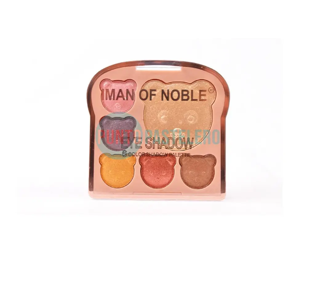 [6937118806344] MAQUILLAJE PALETA DE SOMBRAS OSITOS (6 COLORES)