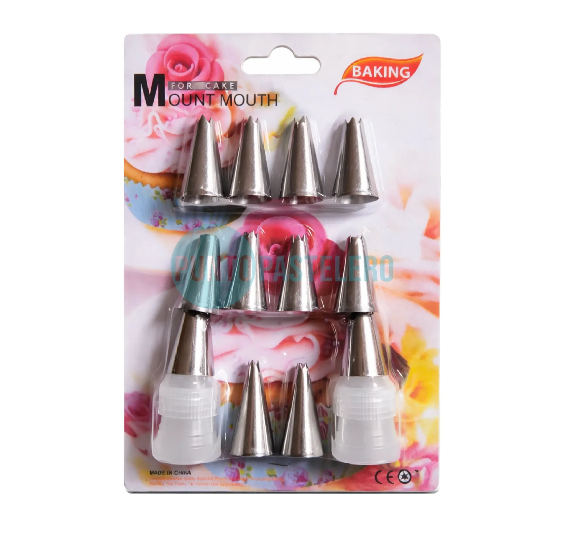 SET 12 PICOS + 2 CUPLAS AERO BAKING