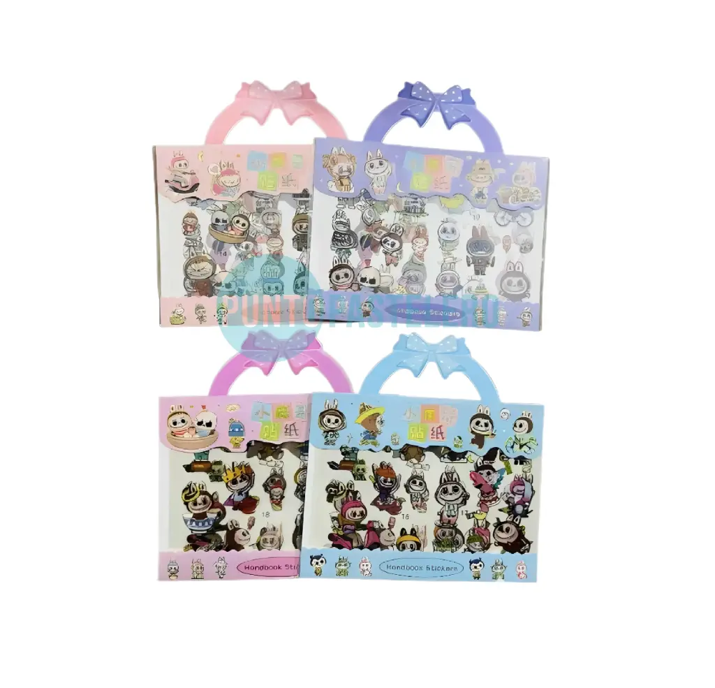 CARTERITA STICKERS LABUBU (3 HOJAS)