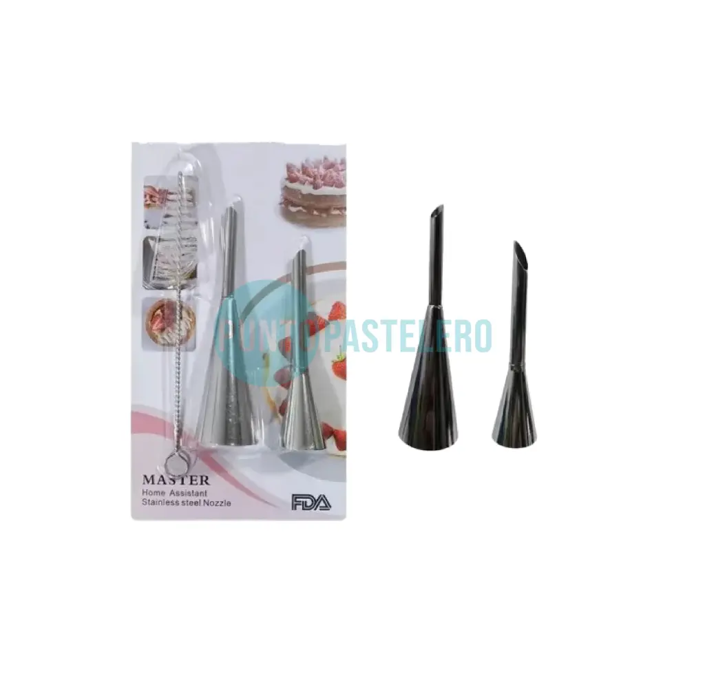 SET 2 PICOS LARGOS + SEPILLO LIMPIADOR (3 PZ)