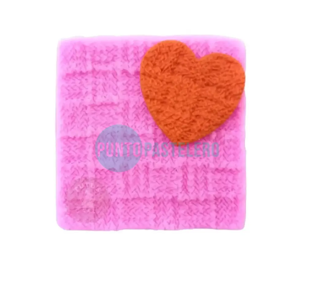 MOLDE DE SILICONA TEJIDO MODELO N° 1 [C12]