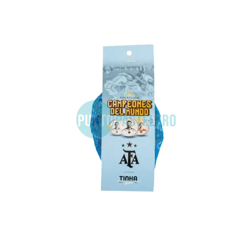 [714604058168] BOLITAS "CAMPEONES DEL MUNDO" TINKA (X 12 U.)
