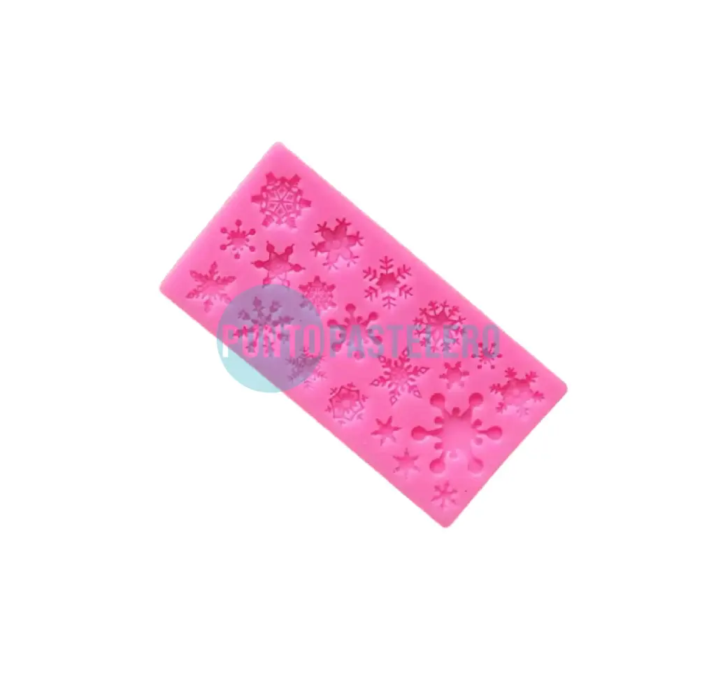 MOLDE SILICONA COPOS DE NIEVE [C6]