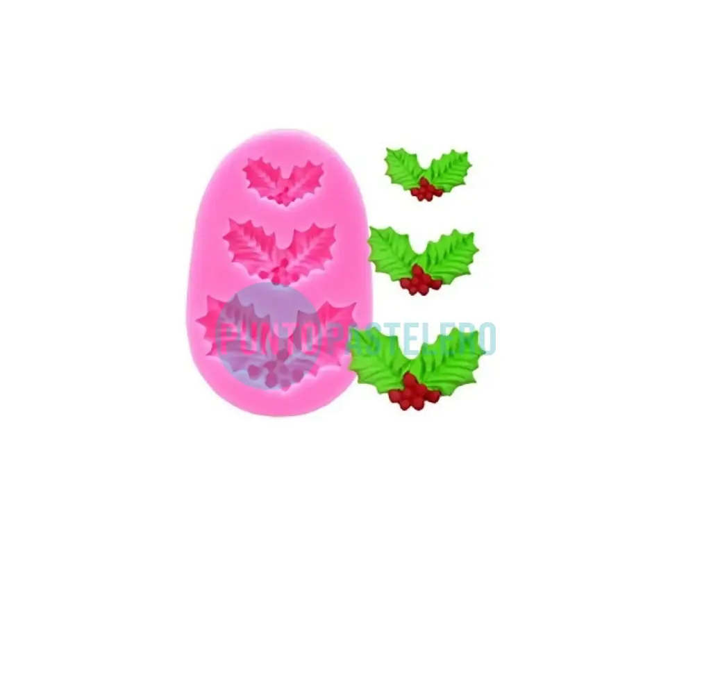MOLDE DE SILICONA MUERDAGO [C1]