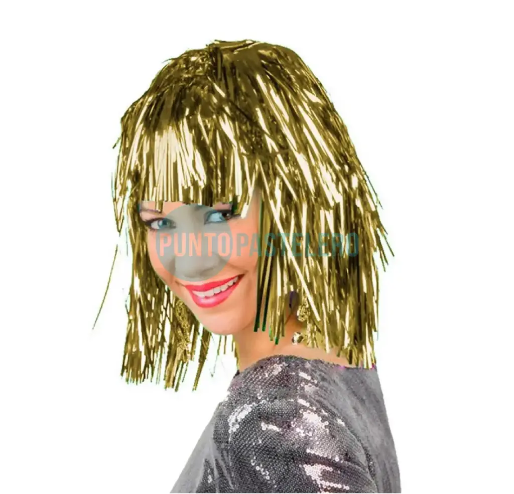 [695479624852] PELUCA METALIZADA (COLORES SURTIDOS)