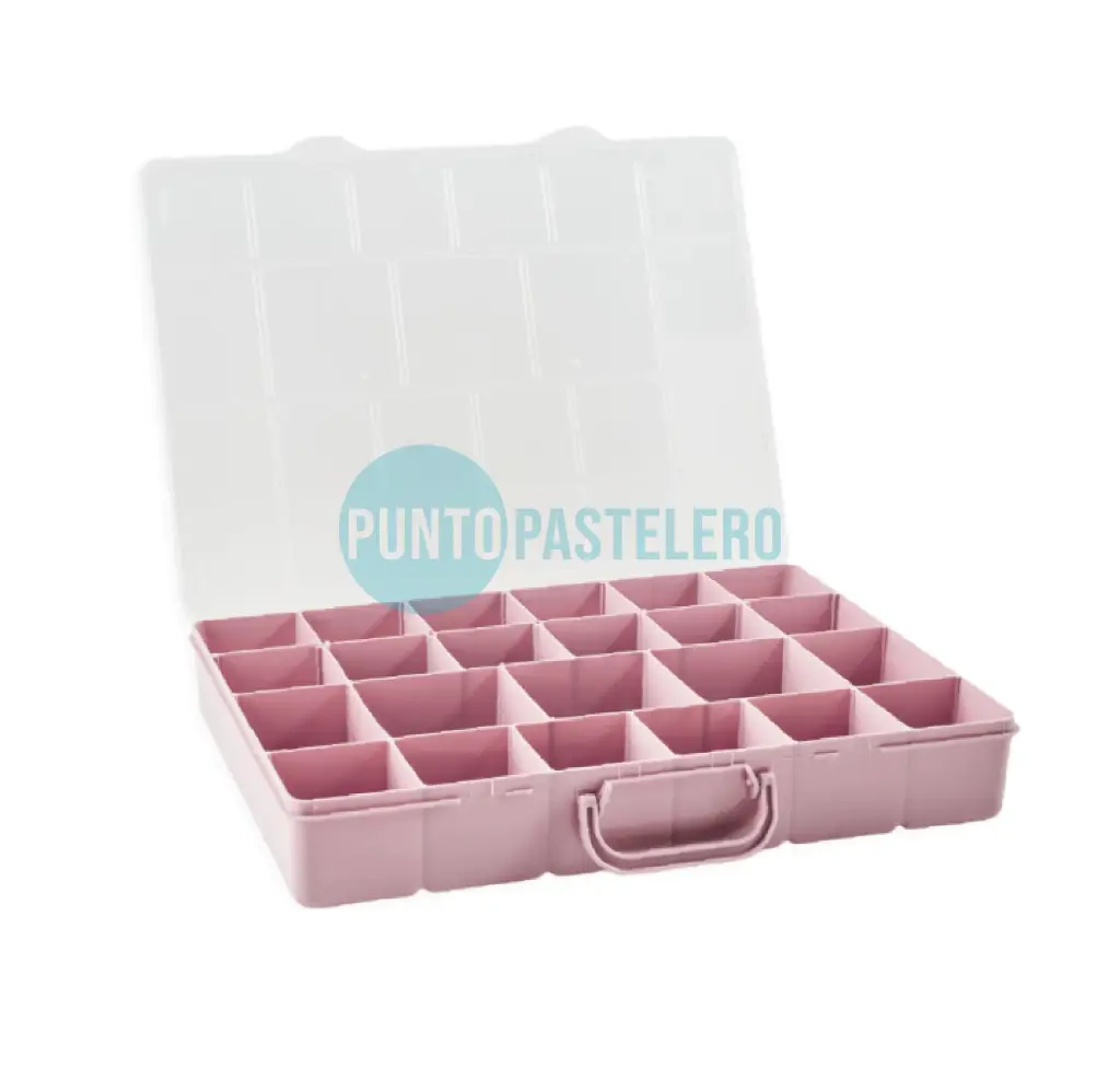 CAJA ORGANIZADORA MALETIN 23 DIVISIONES (36 X 26 X 6 CM)