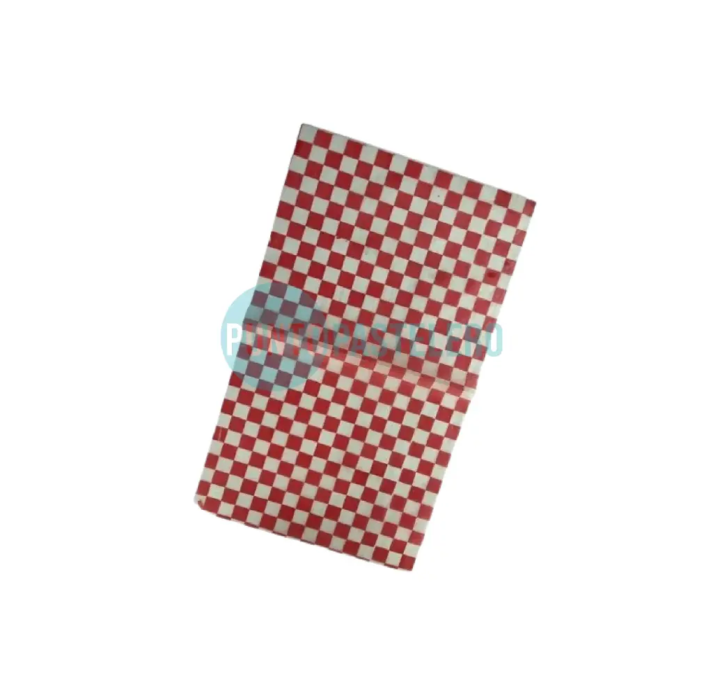 PAPEL PARAFINADO CUADRILLE (ROJO - NEGRO) (X KG.)