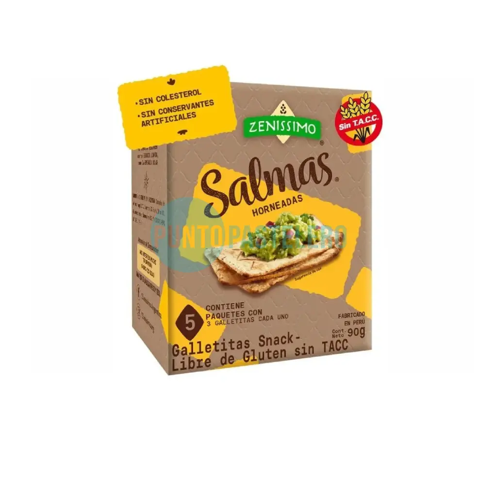 CRACKERS SALMAS HORNEADAS (X 90 GR.) (SIN TACC)