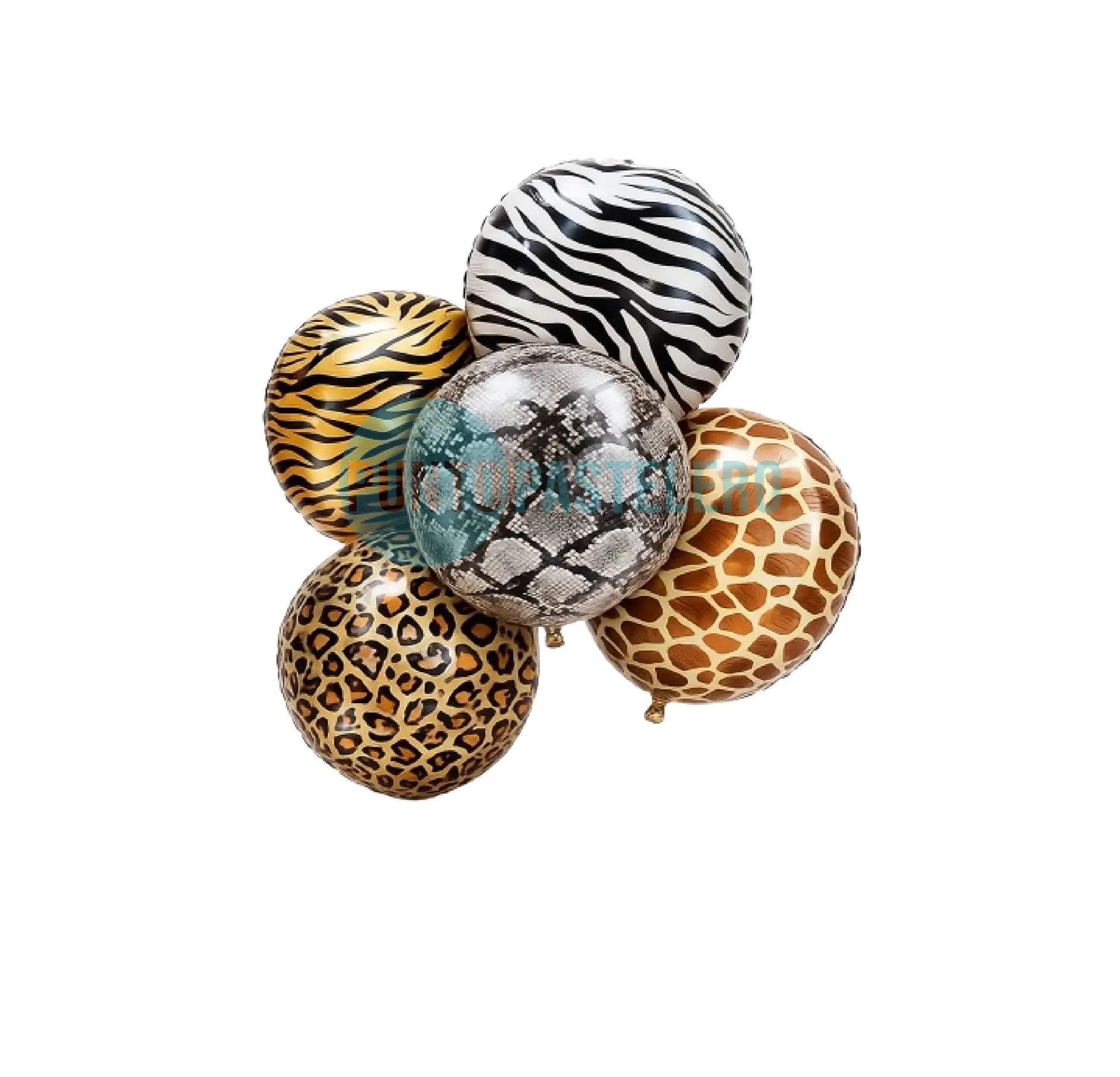 GLOBO ESFERA ANIMAL PRINT (22 CM.)