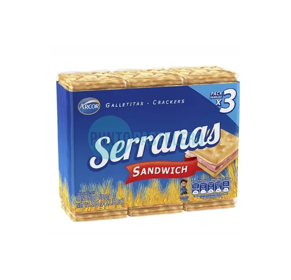 [7790040704909] GALLETITAS SERRANA (X 3 U.)