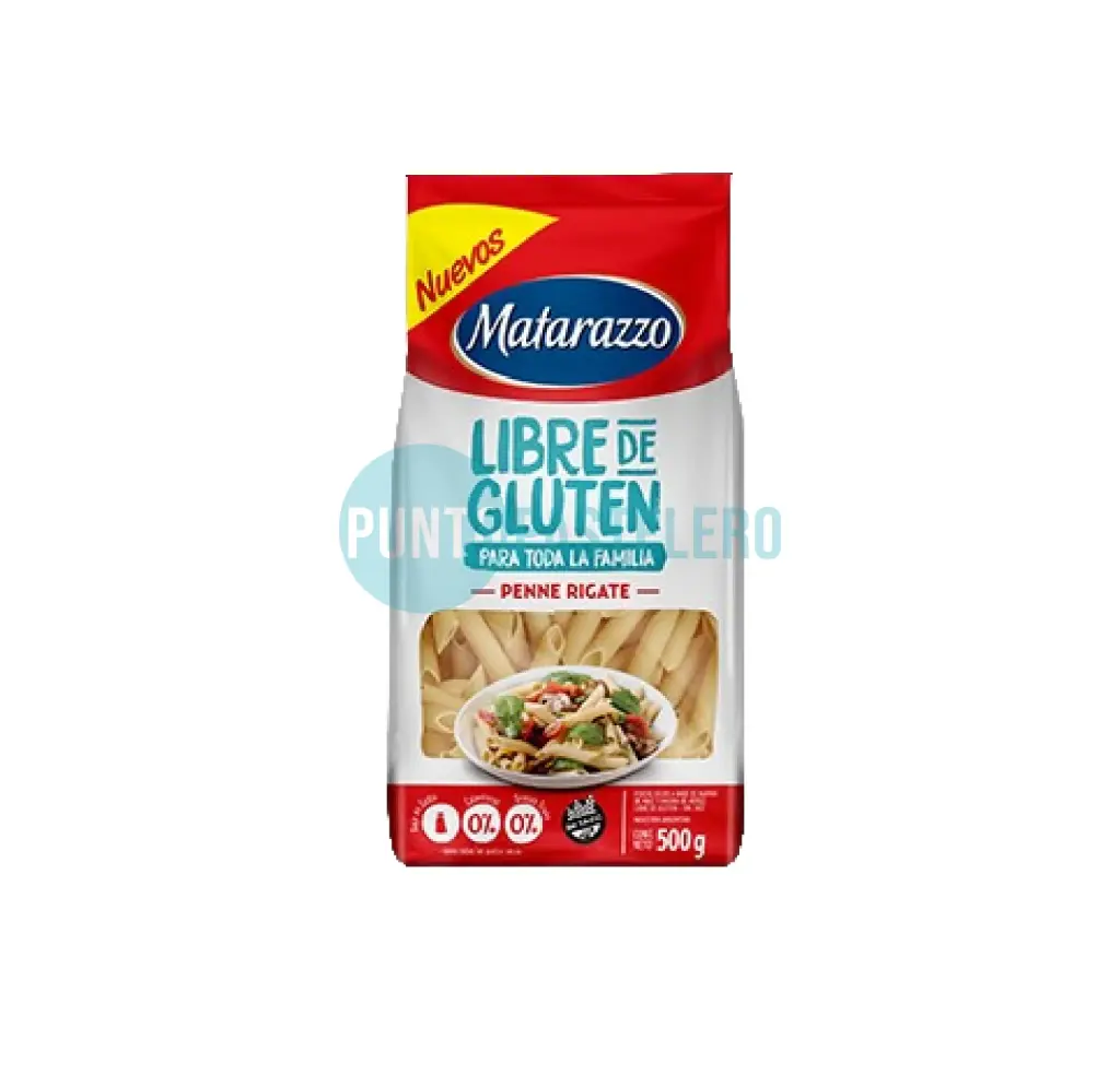 MATARAZZO FIDEOS PENNE RIGATE (X 500 GR.) (SIN TACC)
