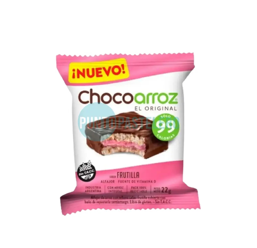 [7790070416865] ALFAJOR CHOCOARROZ FRUTILLA (X 22 GR.)