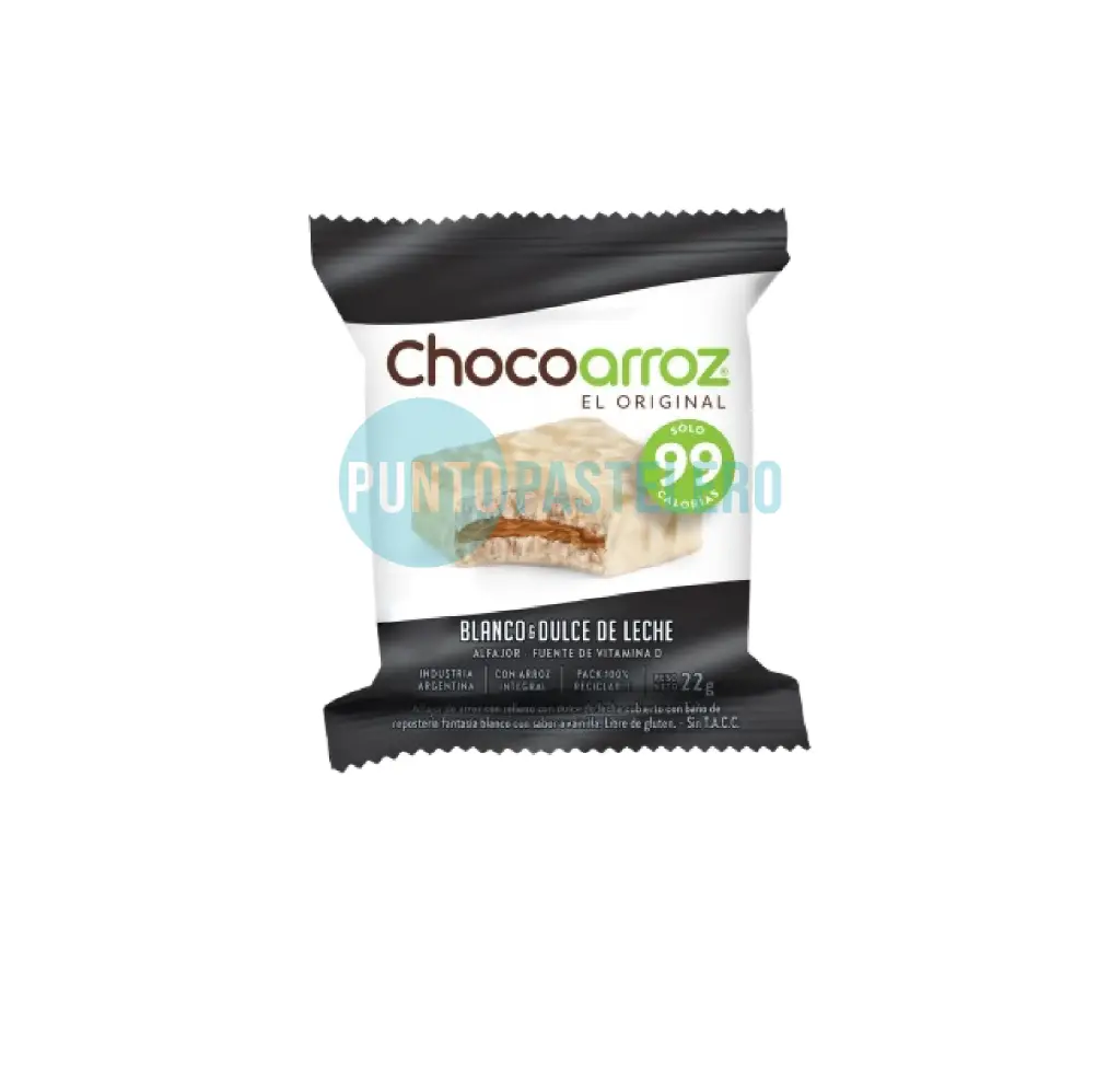 [7790070418289] ALFAJOR CHOCOARROZ BLANCO (X 22 GR.)