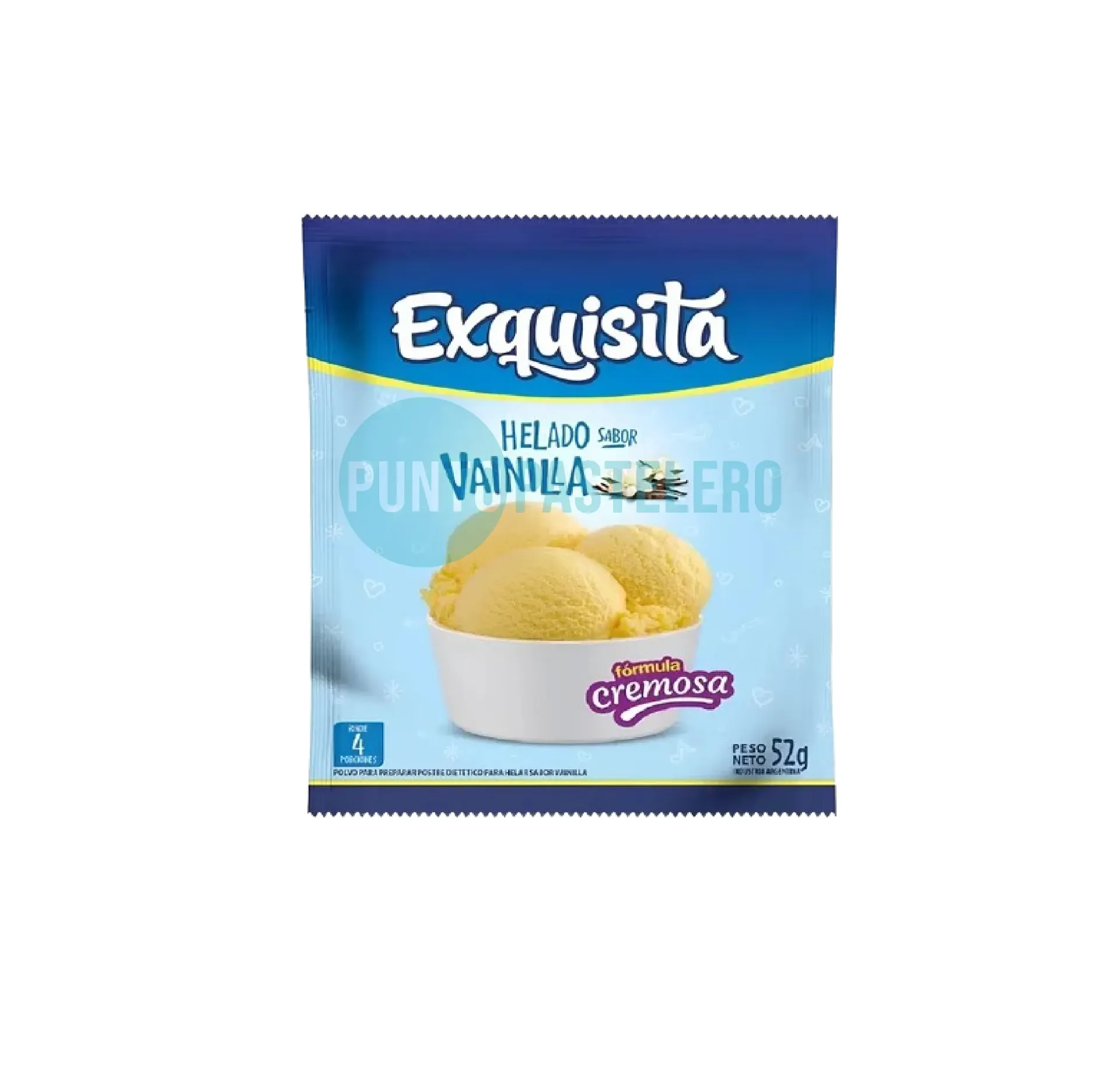 PREMEZCLA PARA HELADO VAINILLA EXQUISITA (X 52 GR.)