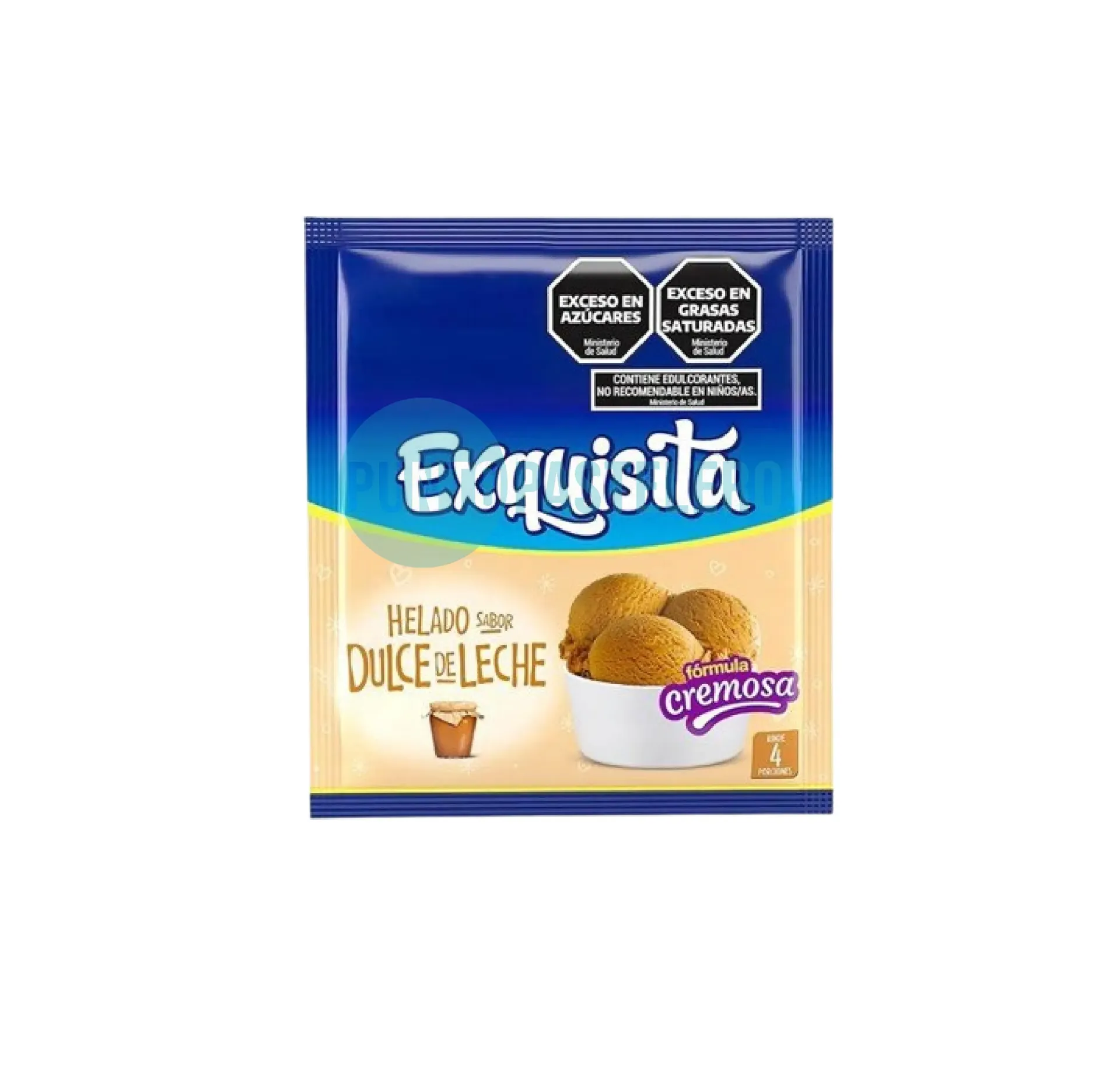 PREMEZCLA PARA HELADO DULCE DE LECHE EXQUISITA (X 52 GR.)