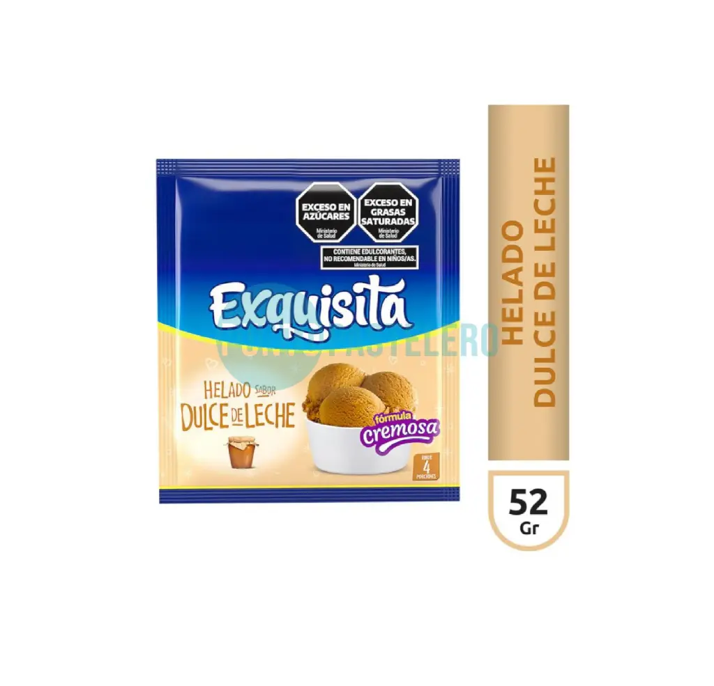 PREMEZCLA PARA HELADO DULCE DE LECHE EXQUISITA (X 52 GR.)