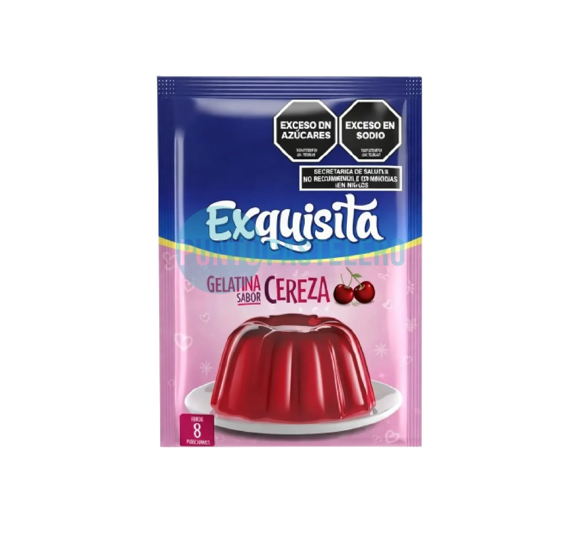 GELATINA EXQUISITA CEREZA (X 40 GR.)