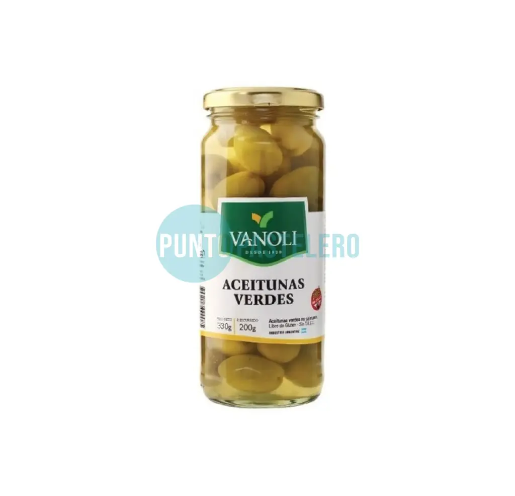 [7790127000085] ACEITUNAS VERDES VANOLI (X 330 GR.) (SIN TACC)