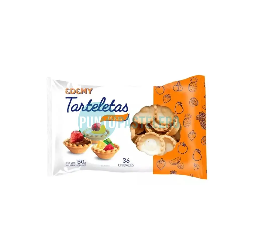 TARTELETAS DULCES EDEMY (X 150 GR.)