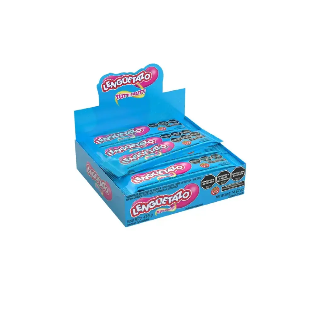 LENGUETAZO TUTTI FRUTTI GEORGALOS (X 32 U.)