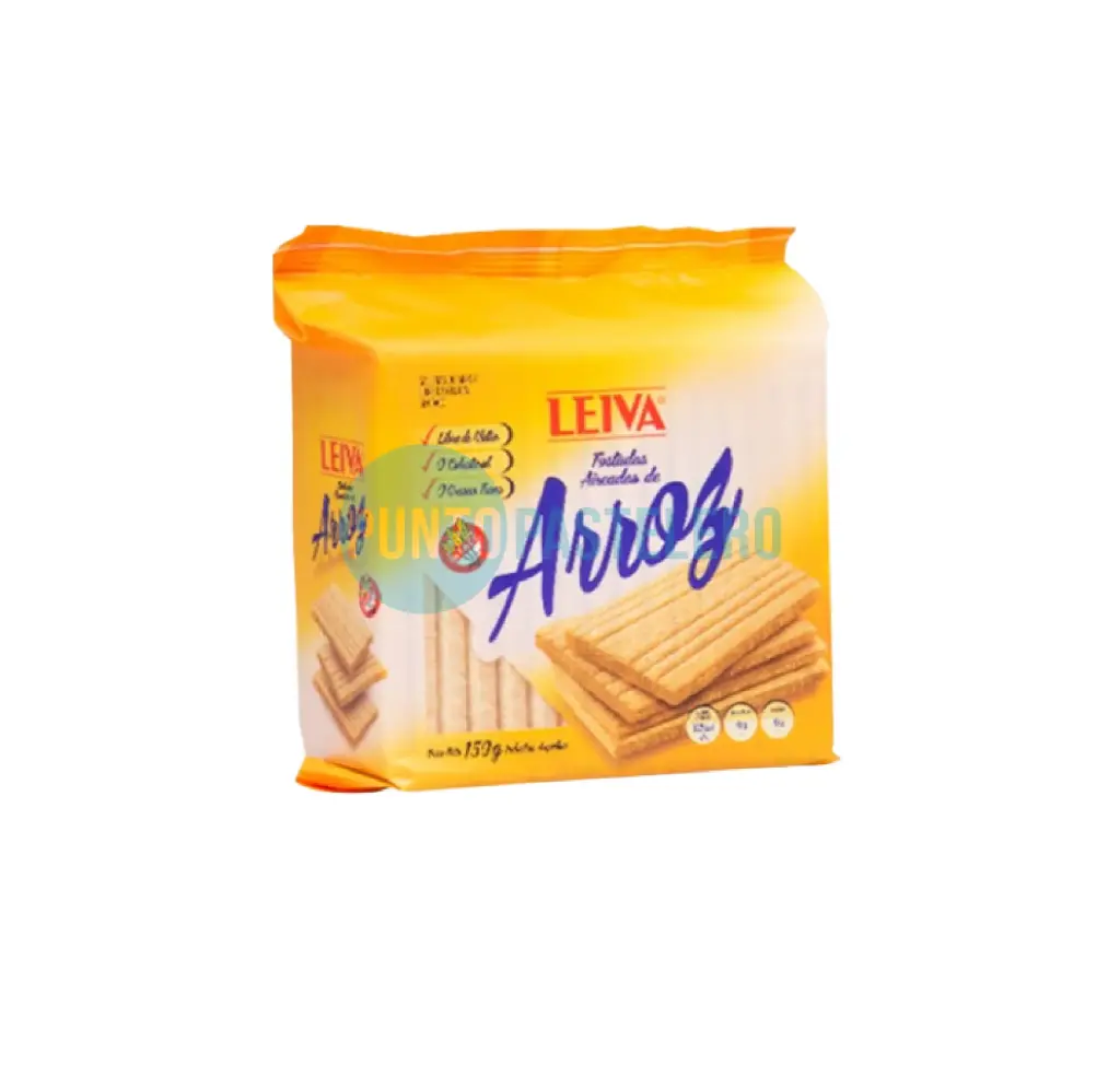 TOSTADAS DE ARROZ CLASICAS LEIVA (X 150 GR.) (SIN TACC)
