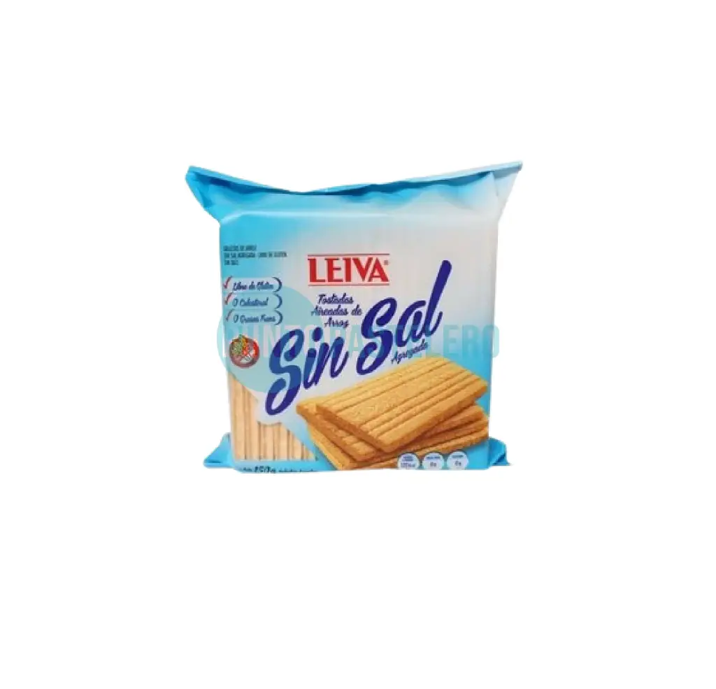 TOSTADAS DE ARROZ SIN SAL LEIVA (X 150 GR.) (SIN TACC)
