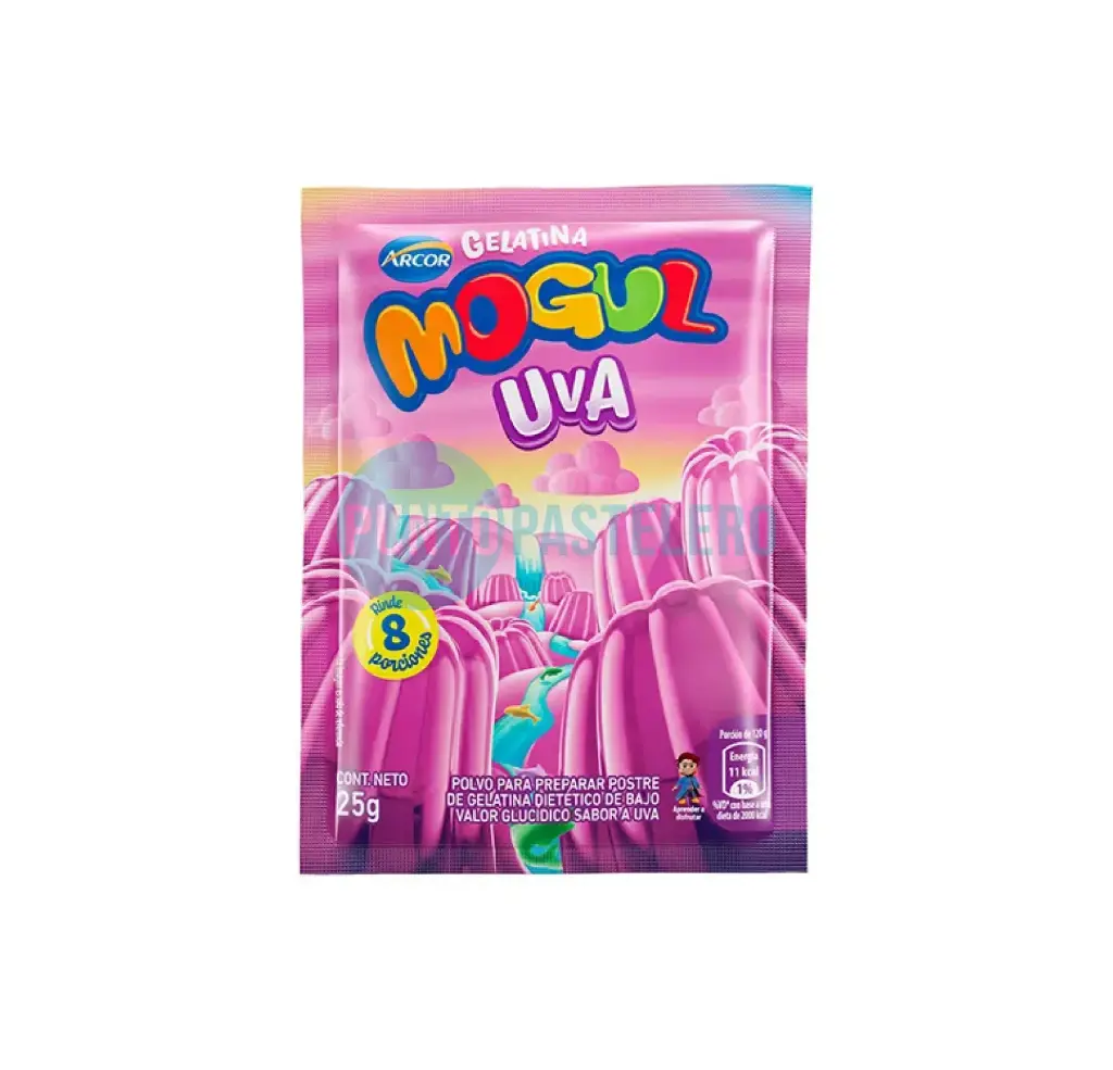 GELATINA MOGUL UVA (X 25 GR.)