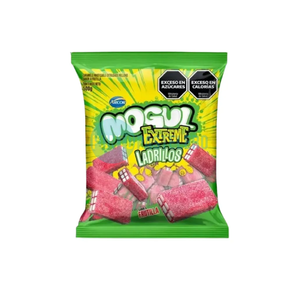 GOMITAS MOGUL EXTREME LADRILLOS (ACIDO) (X 500 GR.)