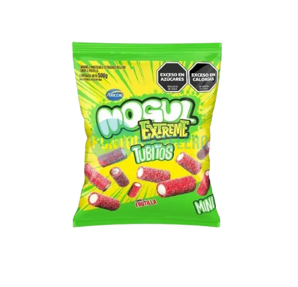 [7790580147433] GOMITAS MOGUL TUBITO ACIDO EXTREME TUTTI FRUTTI (X 500 GR.)