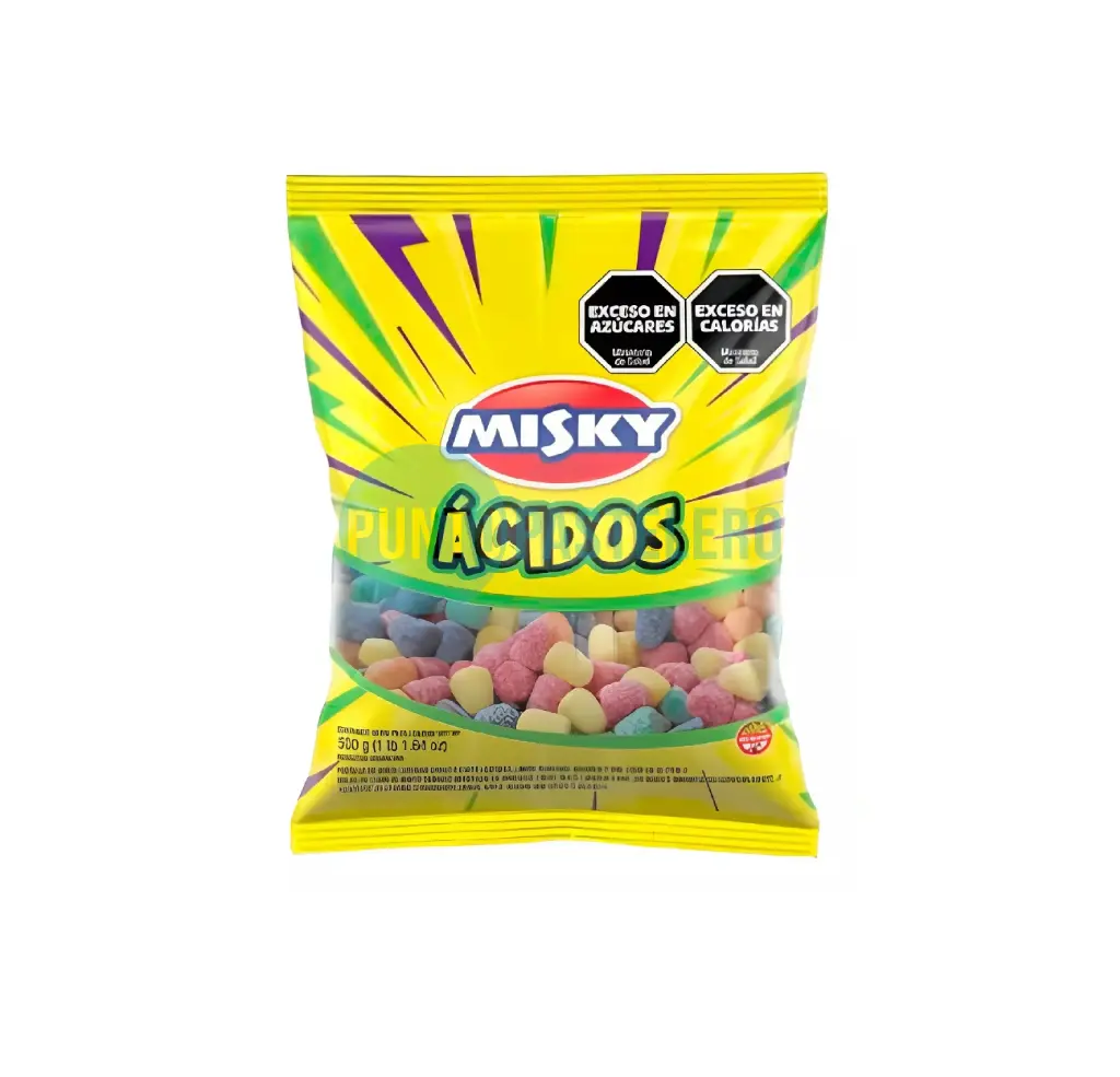 [7790580149987] GOMITAS MISKY FANTASIA ACIDA (X 500 GR.)