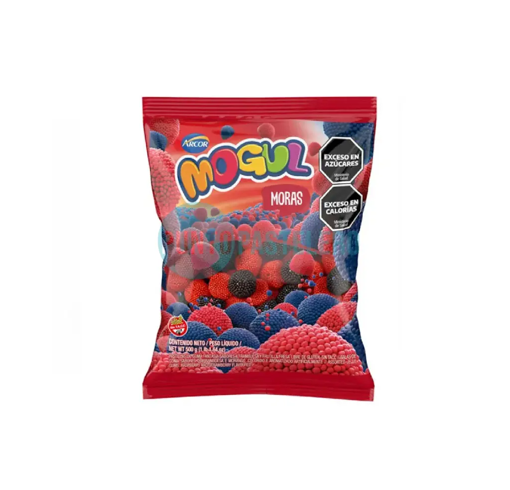 GOMITAS MOGUL MORAS (X 500 GR.)