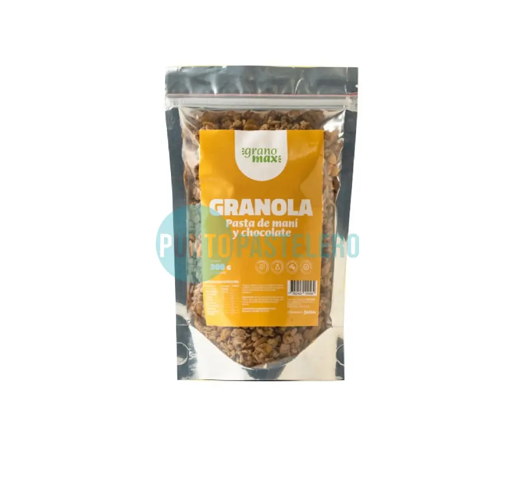 GRANOLA PASTA DE MANI Y CHOCOLATE GRANOMAX (X 300 GR.)