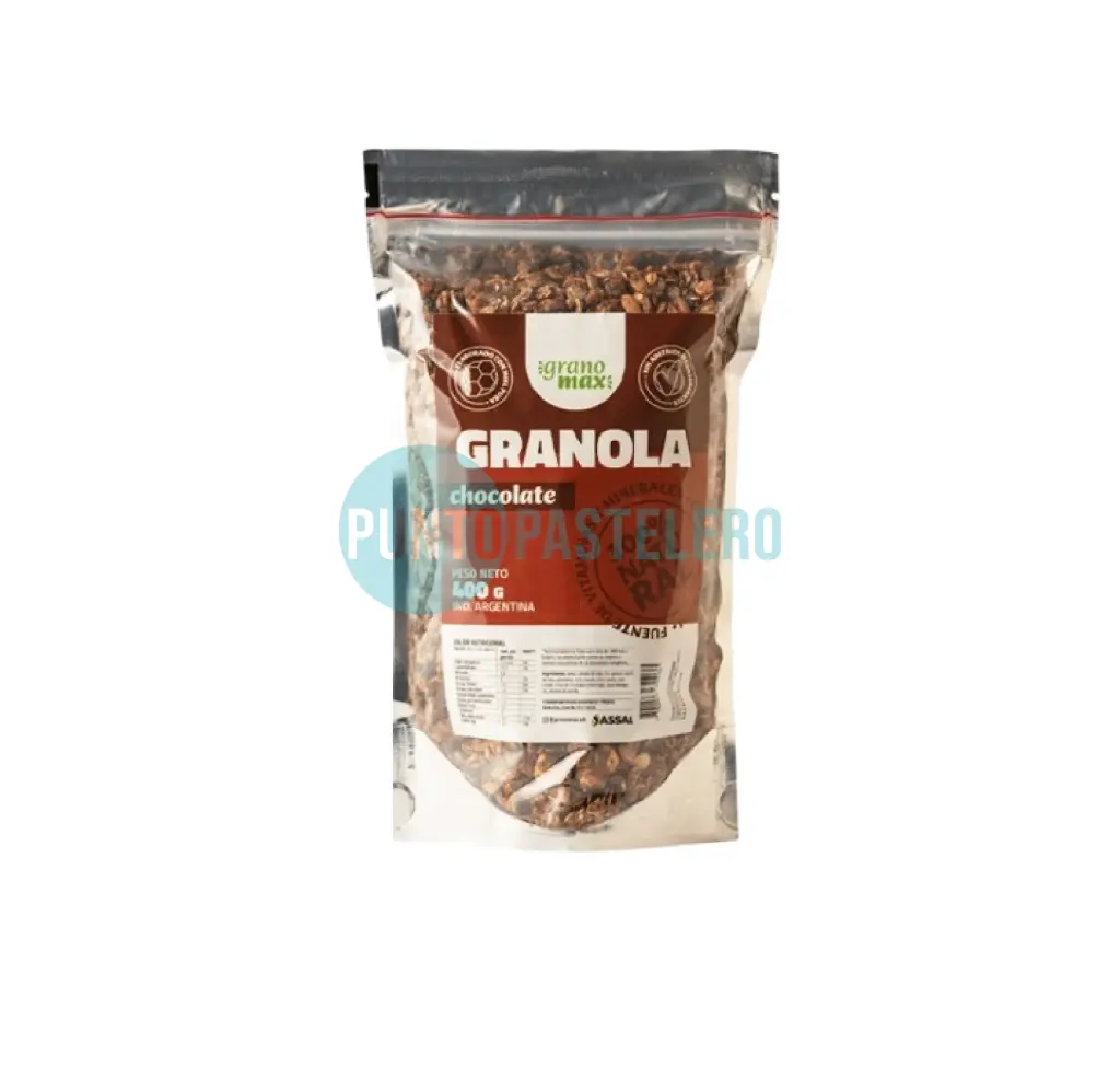 GRANOLA CHOCOLATE Y NUEZ GRANOMAX (X 300 GR.)