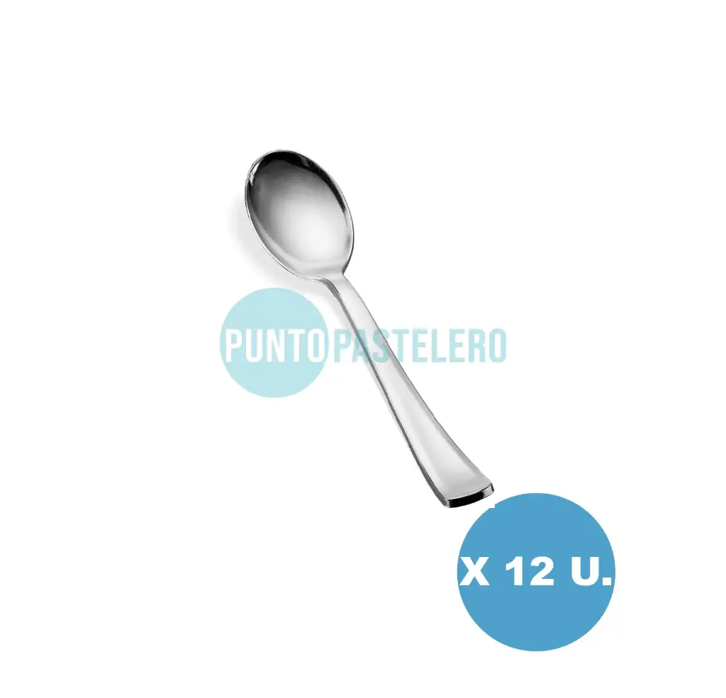 CUCHARAS PLATEADAS DEGUSTACION CUTLERY (X 36 U.)