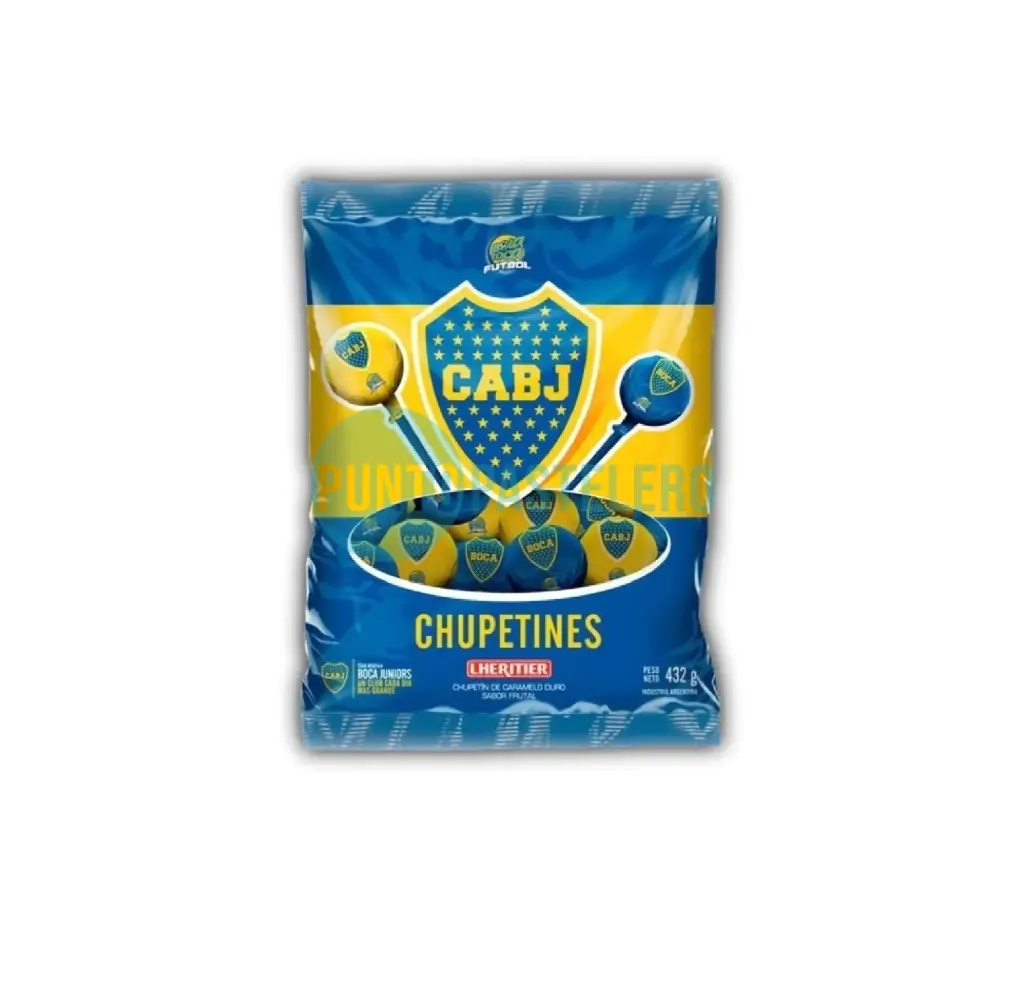 CHUPETIN BOLA LOCA BOCA JUNIORS (X 24 U.)